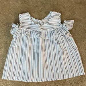 Striped Blue Kids Top